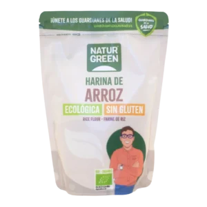 NaturGreen Harina de Arroz Sin Gluten Bio 500 g