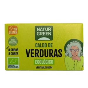 NaturGreen Cubito de Caldo de Verduras Bio (8x10,5 g)