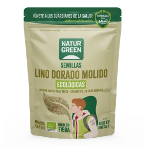 NaturGreen Semillas de lino dorado molido Bio 150 g