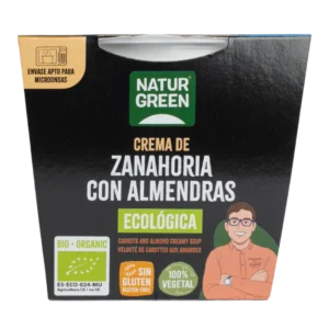 NaturGreen Crema de Zanahoria Almendras Bio 310 g