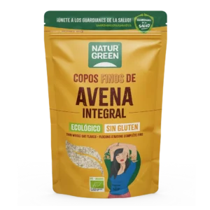 NaturGreen Copos de Avena Finos Sin Gluten Bio 1 KG