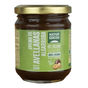 NaturGreen Crema de Avellanas Algarroba Bio 200 g