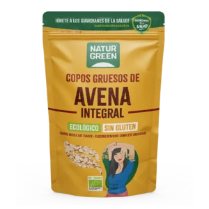NaturGreen Copos de Avena Gruesos Sin Gluten Bio 1 KG
