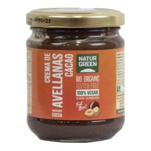 NaturGreen Crema de Avellanas Cacao Bio 200 g