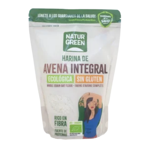 NaturGreen Harina de Avena Integral Sin Gluten Bio 500 g