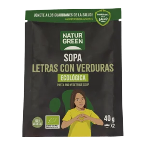 NaturGreen Sopa Letras con Verduras Bio 40 g