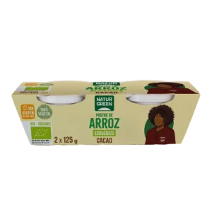 NaturGreen Postre Arroz Cacao Bio (2x125 g)
