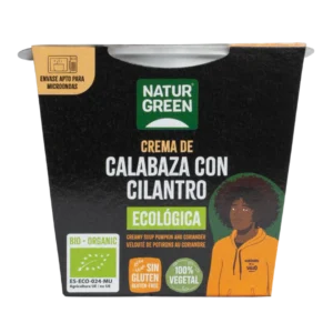 NaturGreen Crema de Calabaza Cilantro Bio 310 g
