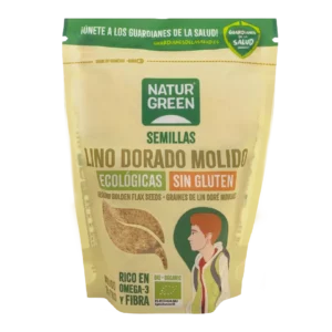 NaturGreen Semillas de lino dorado molido Bio 150 g