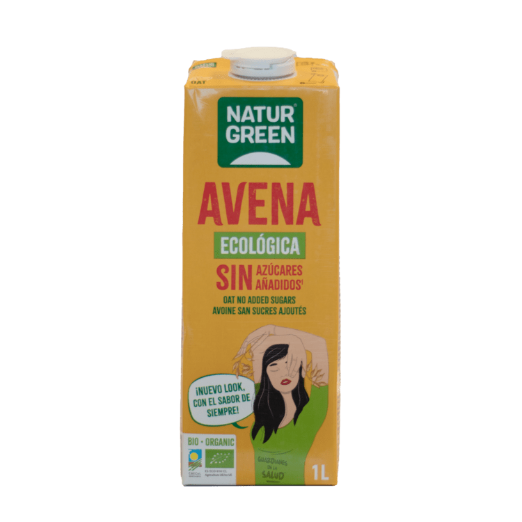 NaturGreen Bebida Avena Sin Azúcares Añadidos Ecológica