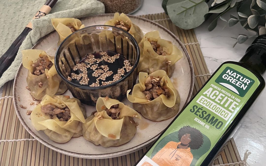 dim sum vegetal casero
