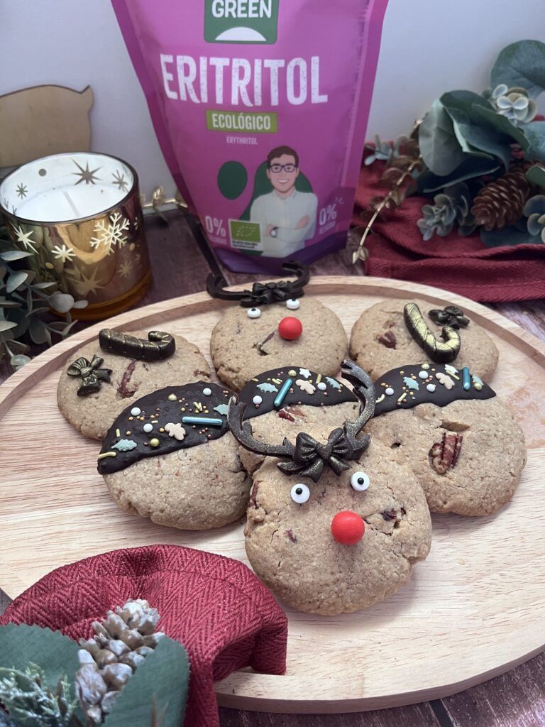 cookies navideñas sin azúcar